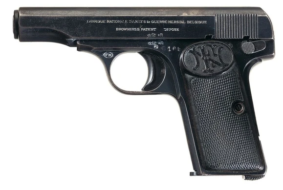 Deactivated pistol Fn 1910, cal. 9 Browning