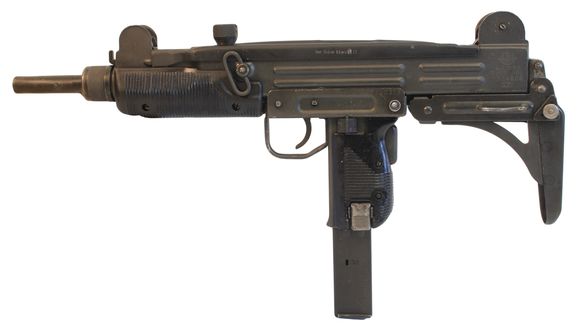 Deactivated submachine gun UZI with folding stock, cal. 9 mm
